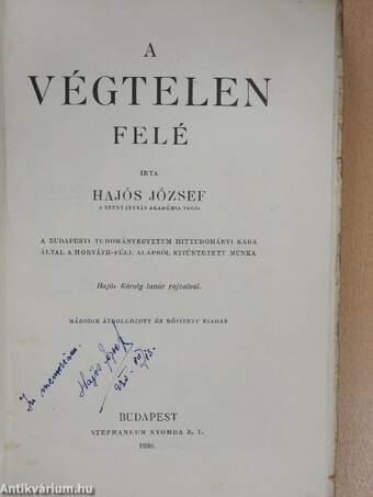 A végtelen felé