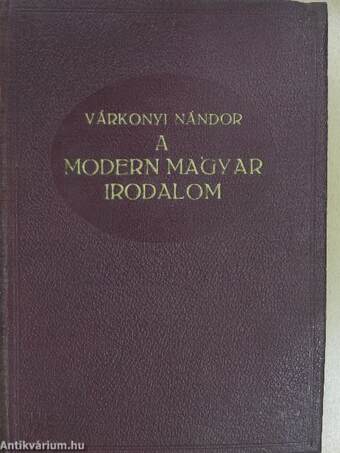 A modern magyar irodalom