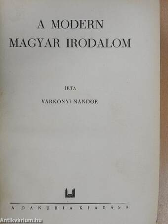 A modern magyar irodalom