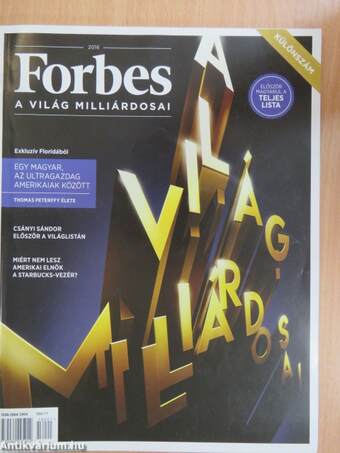 Forbes különszám 2016