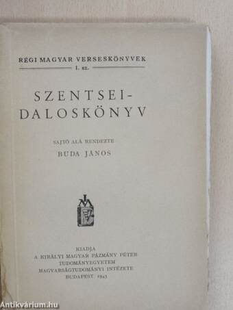 Szentsei-daloskönyv 