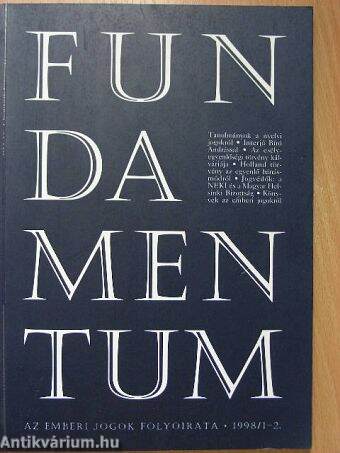 Fundamentum 1998/1-2.