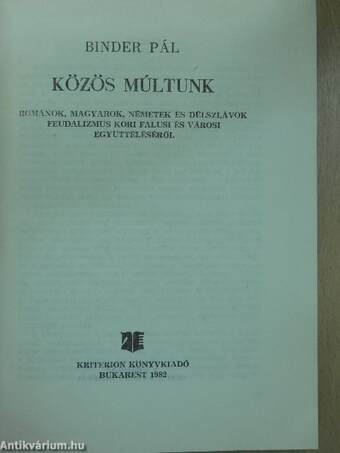 Közös múltunk