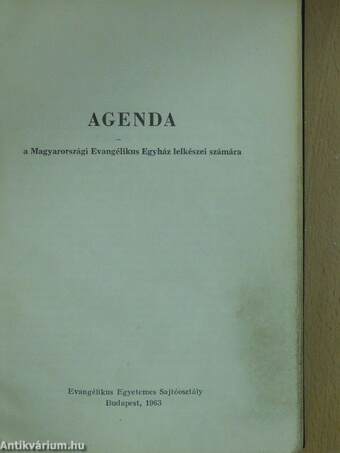 Agenda