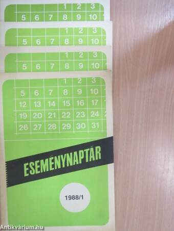 Eseménynaptár 1988/1-4.