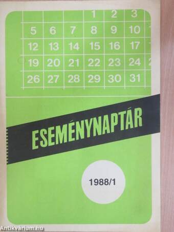 Eseménynaptár 1988/1-4.