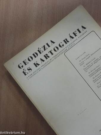 Geodézia és kartográfia 1974/5.