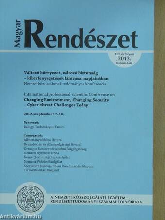 Magyar Rendészet 2013/Különszám