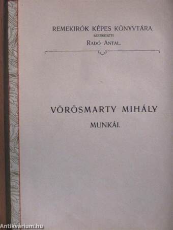 Vörösmarty Mihály munkái I-III.