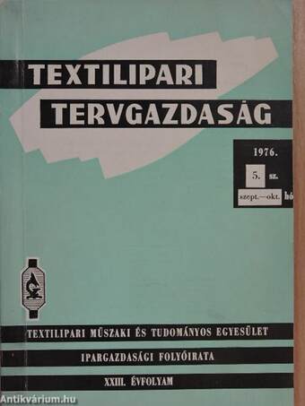 Textilipari tervgazdaság 1976. szeptember-október