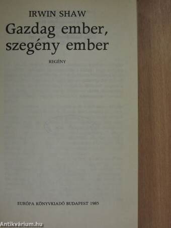 Gazdag ember, szegény ember