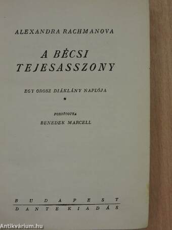 A bécsi tejesasszony