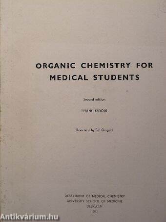 Organic chemistry for medical students