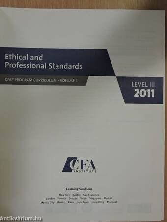 Ethical and Professional Standards