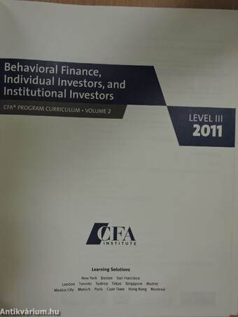 Behavioral Finance, Individual Investors, and Institutional Investors