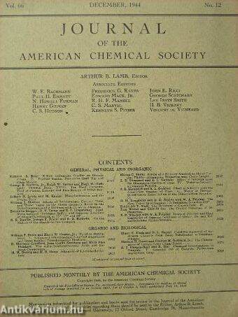 Journal of the American Chemical Society December 1944