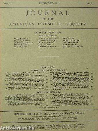 Journal of the American Chemical Society February 1944