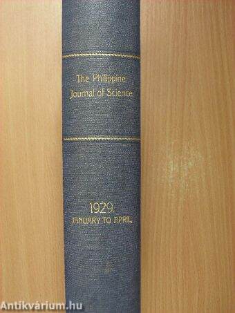 The Philippine Journal of Science 1929. January to April