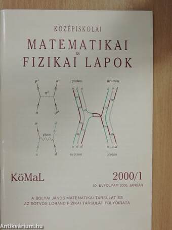 Középiskolai matematikai és fizikai lapok 2000. január