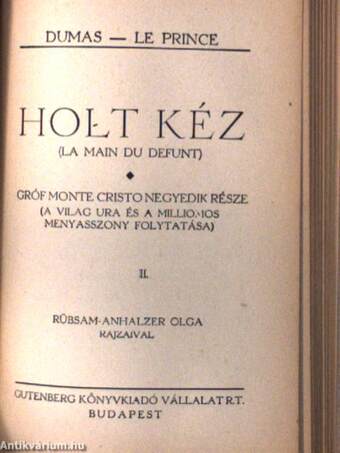 Holt kéz I-IV.