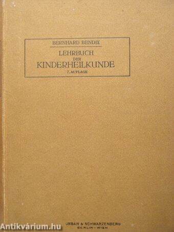 Lehrbuch der Kinderheilkunde