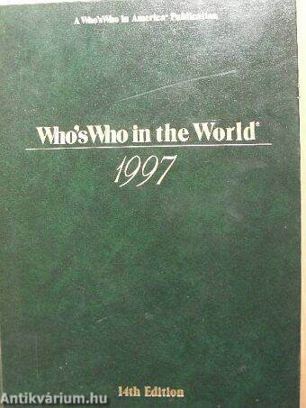 Who's Who in the World 1997