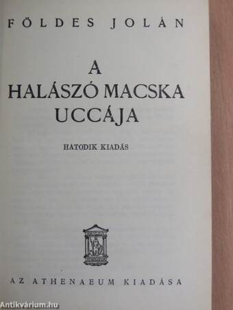 A halászó macska uccája