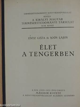 Élet a tengerben