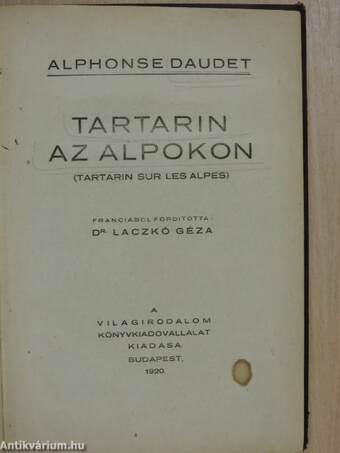 Tartarin az Alpokon