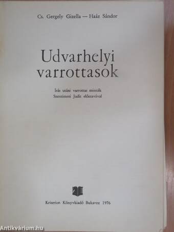 Udvarhelyi varrottasok (nem teljes)