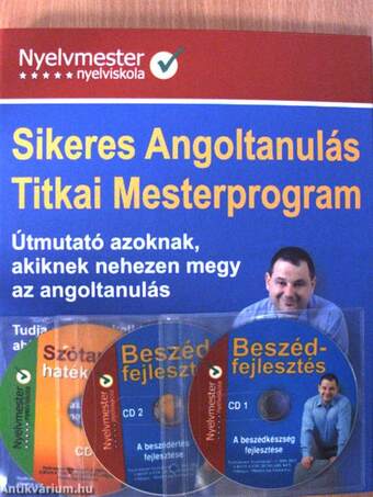 Sikeres angoltanulás titkai mesterprogram - 3 db CD-vel