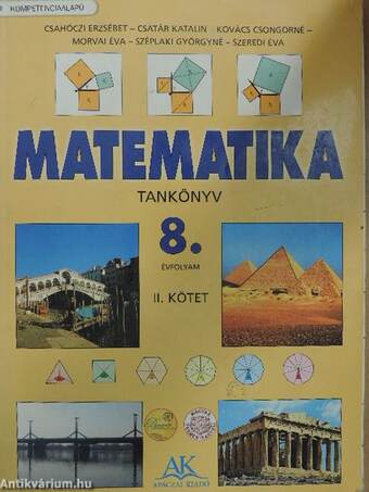 Matematika tankönyv 8/II.