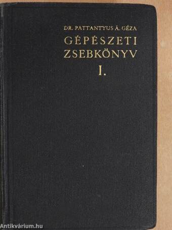 Gépészeti zsebkönyv I-II.