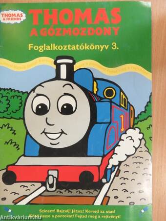 Thomas a gőzmozdony foglalkoztatókönyv 3.
