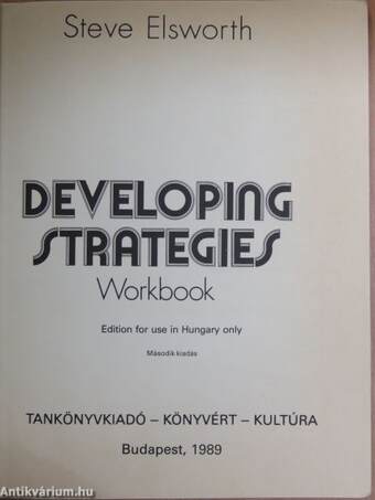 Developing Strategies - Workbook