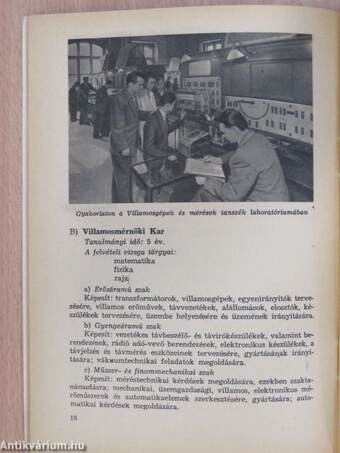 Felsőoktatási intézményeink 1961