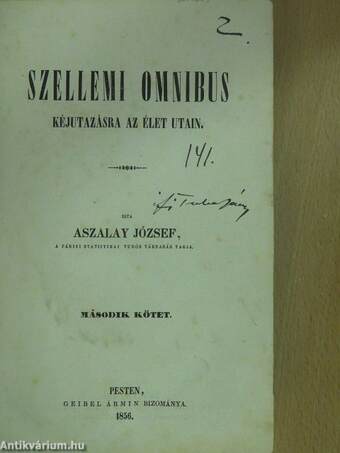 Szellemi omnibus II. (töredék)