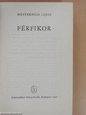 Férfikor