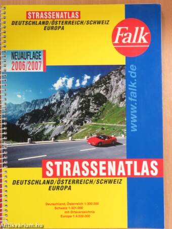 Strassenatlas Deutschland/Österreich/Schweiz/Europa