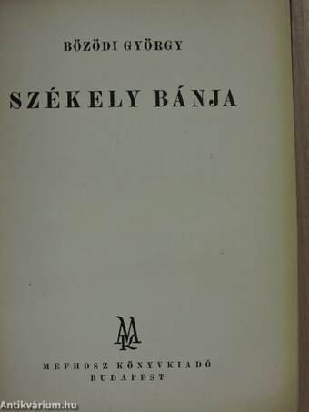 Székely bánja