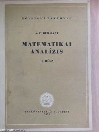 Matematikai analízis I.