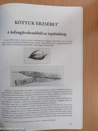 Tanulmányok a természettudományok, a technika és az orvoslás történetéből 2008