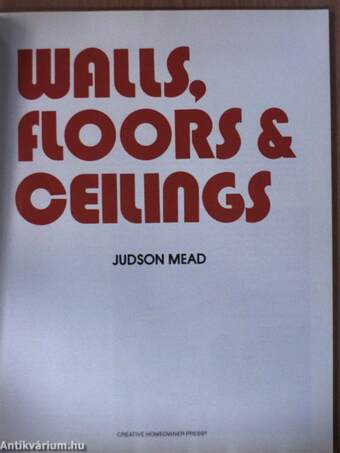 Walls, Floors & Ceilings