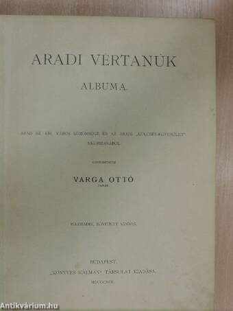 Aradi vértanúk albuma