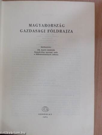 Magyarország gazdasági földrajza