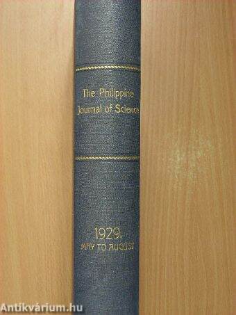The Philippine Journal of Science 1929. May to August