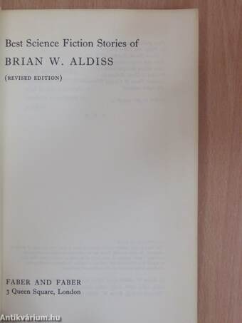 Best Science Fiction Stories of Brian W. Aldiss