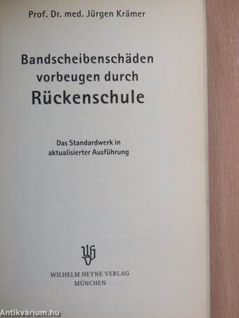 Bandscheibenschäden vorbeugen durch Rückenschule