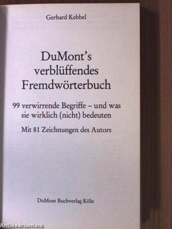 DuMont's verblüffendes Fremdwörterbuch