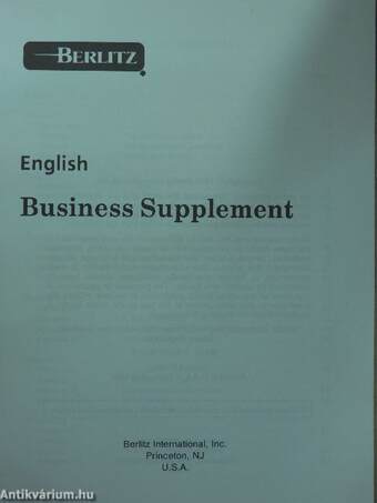 English Business Supplement